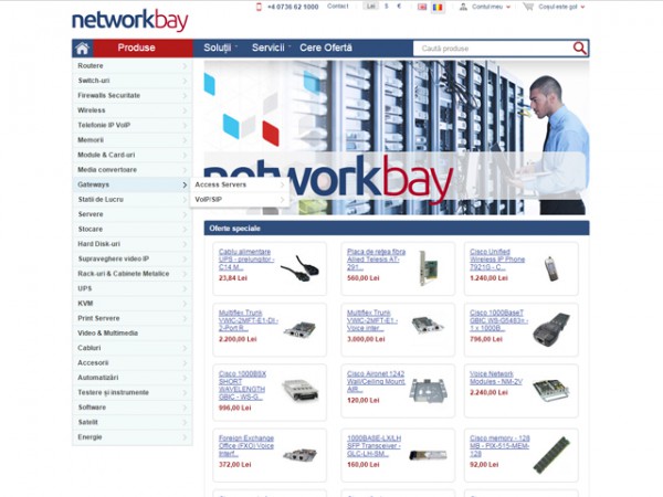 creare magazin olnline networkbay.ro