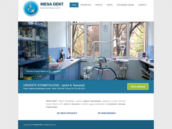 creare website inesadent.ro